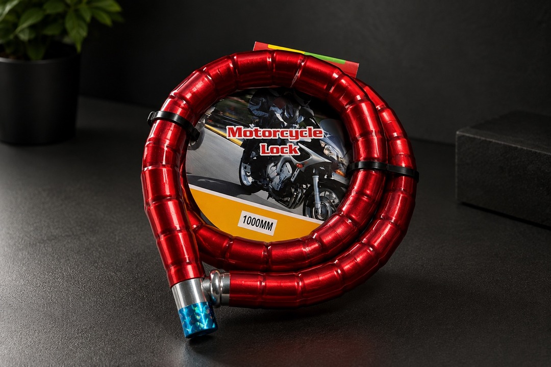 🔒 Candado antirrobo para moto – Cadena 1000 mm – Nuevo